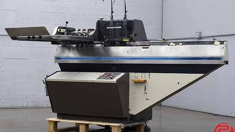 Rosback 203R Book Binding Saddle Stitcher