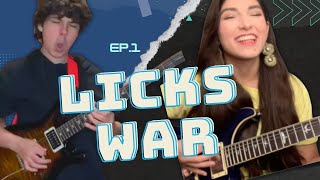 LICKS WAR Ep.1 ft @daniguitar | Jimena Fosado