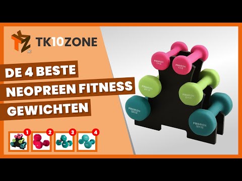 De 4 beste fitnessgewichten in neopreen, voor de thuisgymnastiek