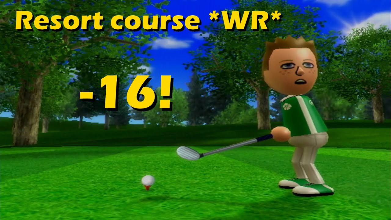 Wii Sports Resort Golf (9 Holes) | Resort [-16] *WR* - YouTube