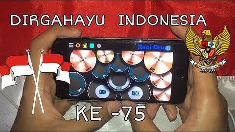 HARI MERDEKA (HUT RI KE-75) | REAL DRUM COVER