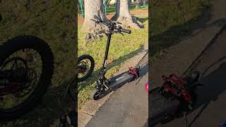 Mr nasty races Surron light bee s VS isinwheel gt1 #scooter #ebike #funny #nasty