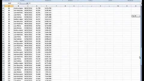 Excel Tips - Seleccionar rango de celdas