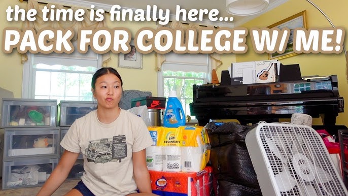How To Pack For College  College Packing Tips 