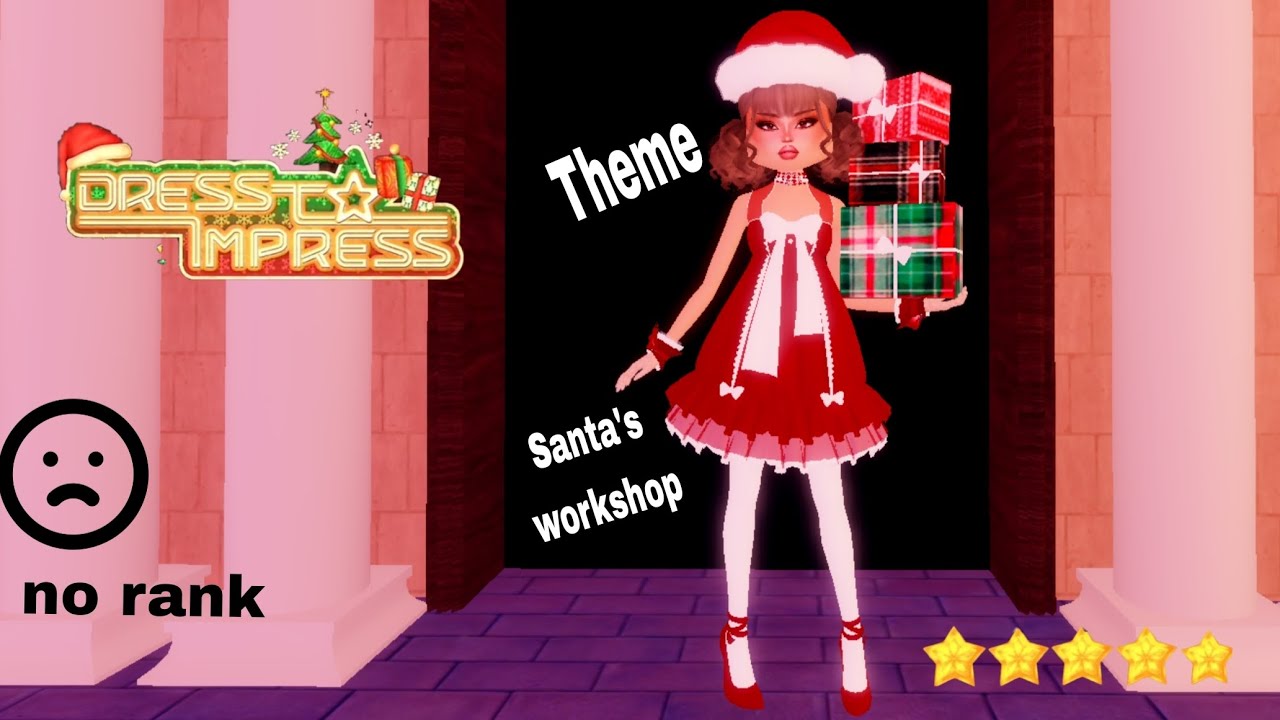 Dress to impress round 💘 || theme - santa's workshop || XoCup1d - YouTube