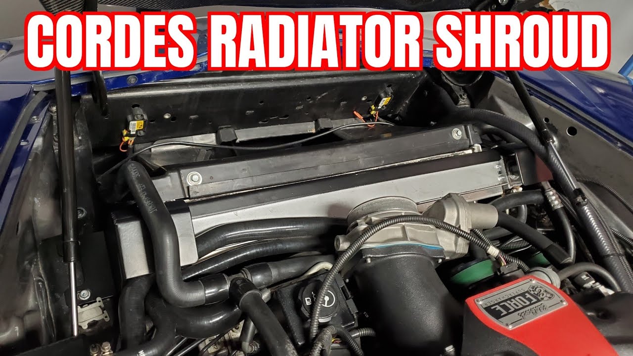 2005 Chevy Corvette CordesPerformanceRacing Radiator Shroud Install