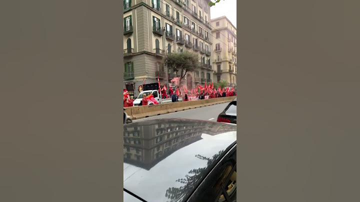 Strike and Manifestation on the Street of Naples, November 2024 (Napoli)