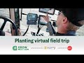 Live soybean planting virtual field trip for middlehigh school students