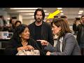 Keanu Reeves Intervino Cuando una Anciana Fue Rechazada en un Banco