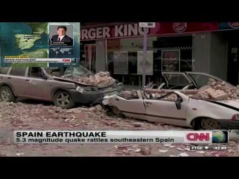 May 11, 2011Terremoto Lorca - Murcia Earthquake Hits Southeastern Spain, A 5.3 magnitude earthquake has struck southeastern Spain. Seven Killed.Seven people were killed and dozens injured after a quake of a magnitude of 4.2 was followed by a stronger quake of 5.3 in southeastern Spain earlier this afternoon, said local authorities from the Municipality of Murcia. A 5.3-magnitude quake struck southeastern Spain Wednesday, about 218 miles south-southeast of Madrid. Atlas TV reports. For More Details Visit: news.sky.com