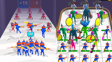 Merge Chainsaw Guy Run Merge Battles GamePlay - iOS, Android Part 1