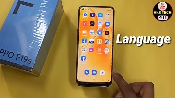 How To Change language in Oppo F19s | Oppo F19s Change language | @akstech4u