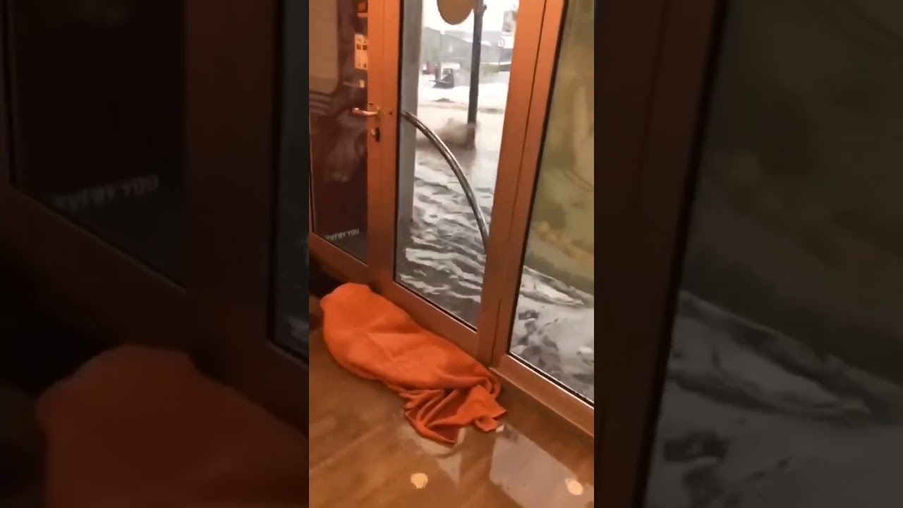 Heavy flooding caused by torrential rain in Ripollet, Barcelona Province, 