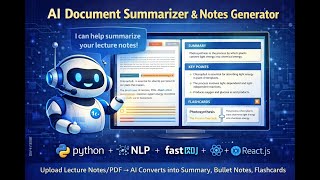 AI Document Summarizer & Notes Generator Project Get You Hired In 2026