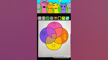 Digital Sprunki but Sprunked Color Mixing 😍 #sprunki #procreate #sprunked #colourmixing #incredibox