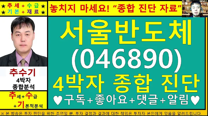 서울반도체(046890)종목진단및향후주가전망 추수기(추수)전문가