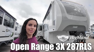 Highland Ridge RV-Open Range 3X-287RLS