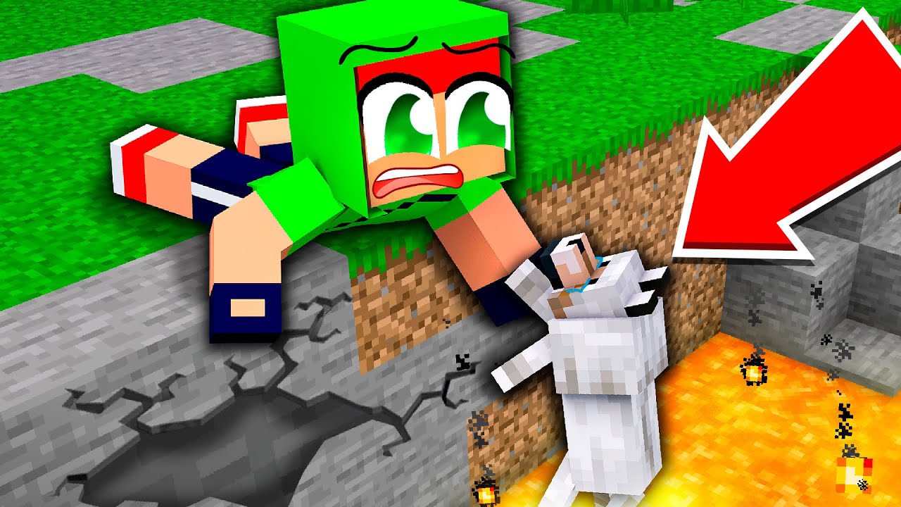 CONSEGUI SALVAR O CACHORRO ABANDONADO EM PERIGO NO MINECRAFT!!