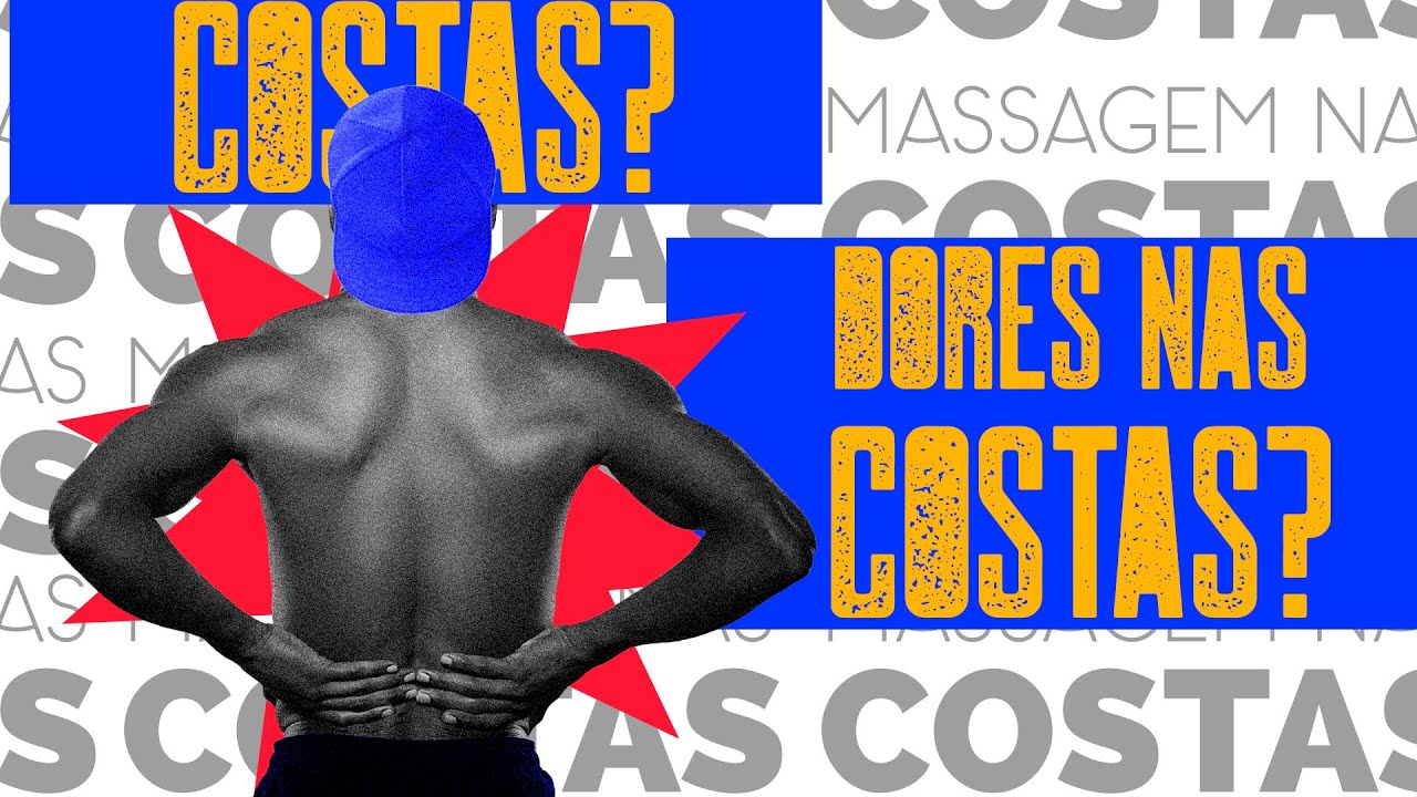 Massagem para dor nas costas! Faça em casa! #fiqueemcasa