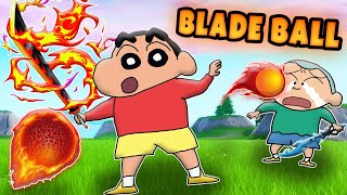 Shinchan is god of blade ball 😱🔥 | shinchan playing roblox 😂🔥 | roblox blade ball funny gameplay