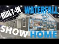 Show home with a built-in waterfall!! New mobile home full of surprises inside! Mobile Home Masters