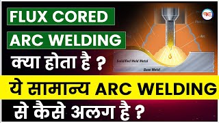 FLUX CORED ARC WELDING KYA HOTA HAI WHICH TYPE OF ELECTRODE IS USED IN FCAW