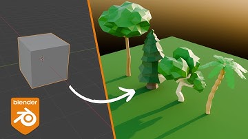 How to Make Low Poly Trees in Blender (Tutorial)