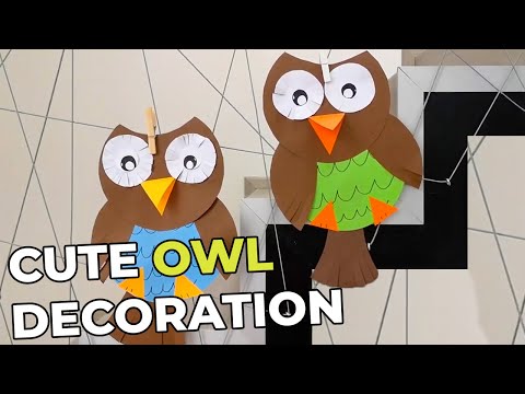 How To Make Cute OWL Decoration