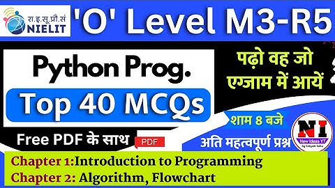 Python Live Class | Top 40 belangrijkste meerkeuzevragen voor Python op O-niveau (M3-R5.1) | Meer...