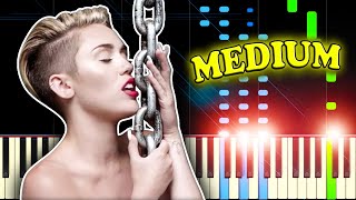 Miley Cyrus - Wrecking Ball - Piano Tutorial