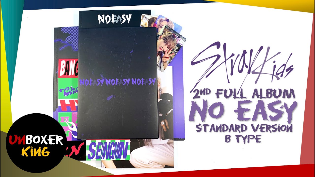 STRAY KIDS 스트레이 키즈 || NO EASY || STANDARD VERSION TYPE B || KPOP ALBUM ...