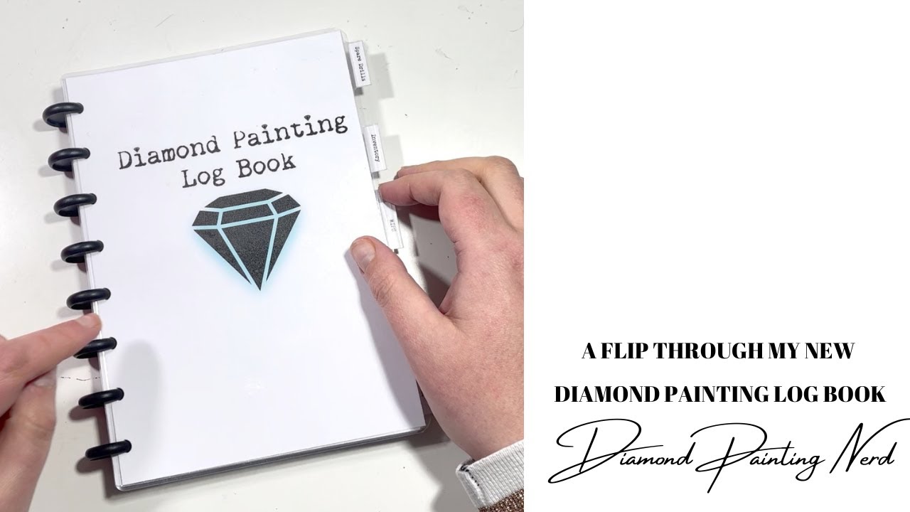 MY DIAMOND PAINTING LOG BOOK?!  COME & SEE WHAT I DESIGNED