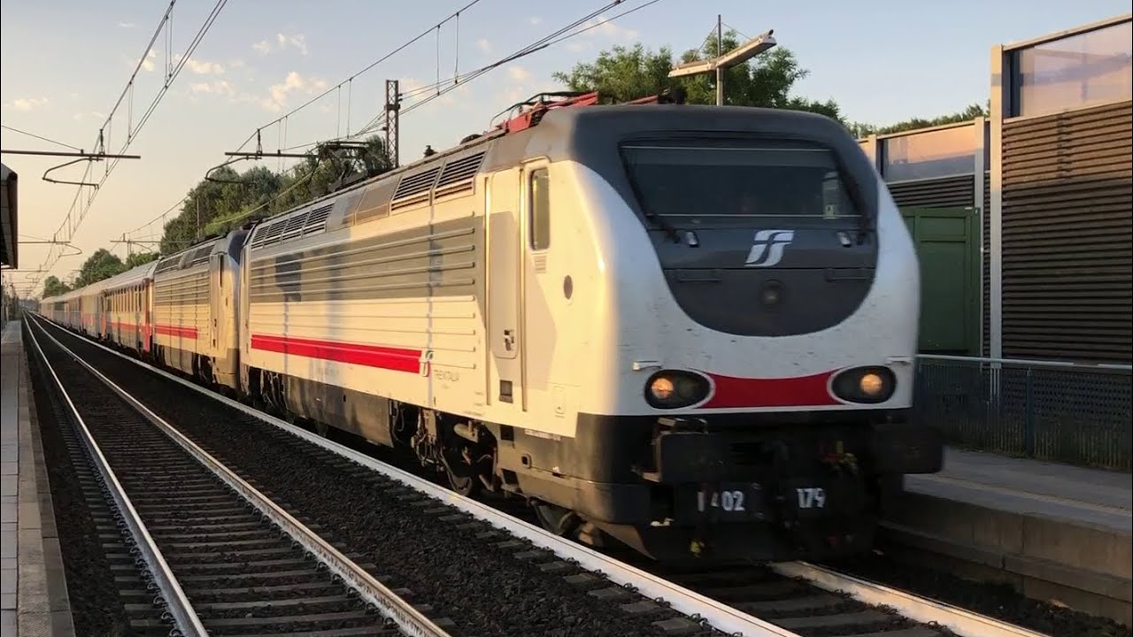 TRENI PASSEGGERI E MERCI NOTTURNI IN TRANSITO A ANZOLA EMILIA!