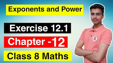 Class 8 Math Chapter 12 Exponents and Power Exercise 12.1 NCERT Solution for CBSE, HBSE