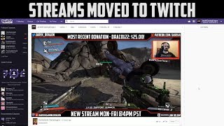 STREAMS MOVED TO TWITCH! Mon-Fri @4PM PST+Patron Streams