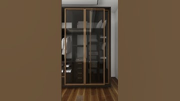 Tủ Quần Áo Cửa Lùa Cánh Kính Hiện Đại