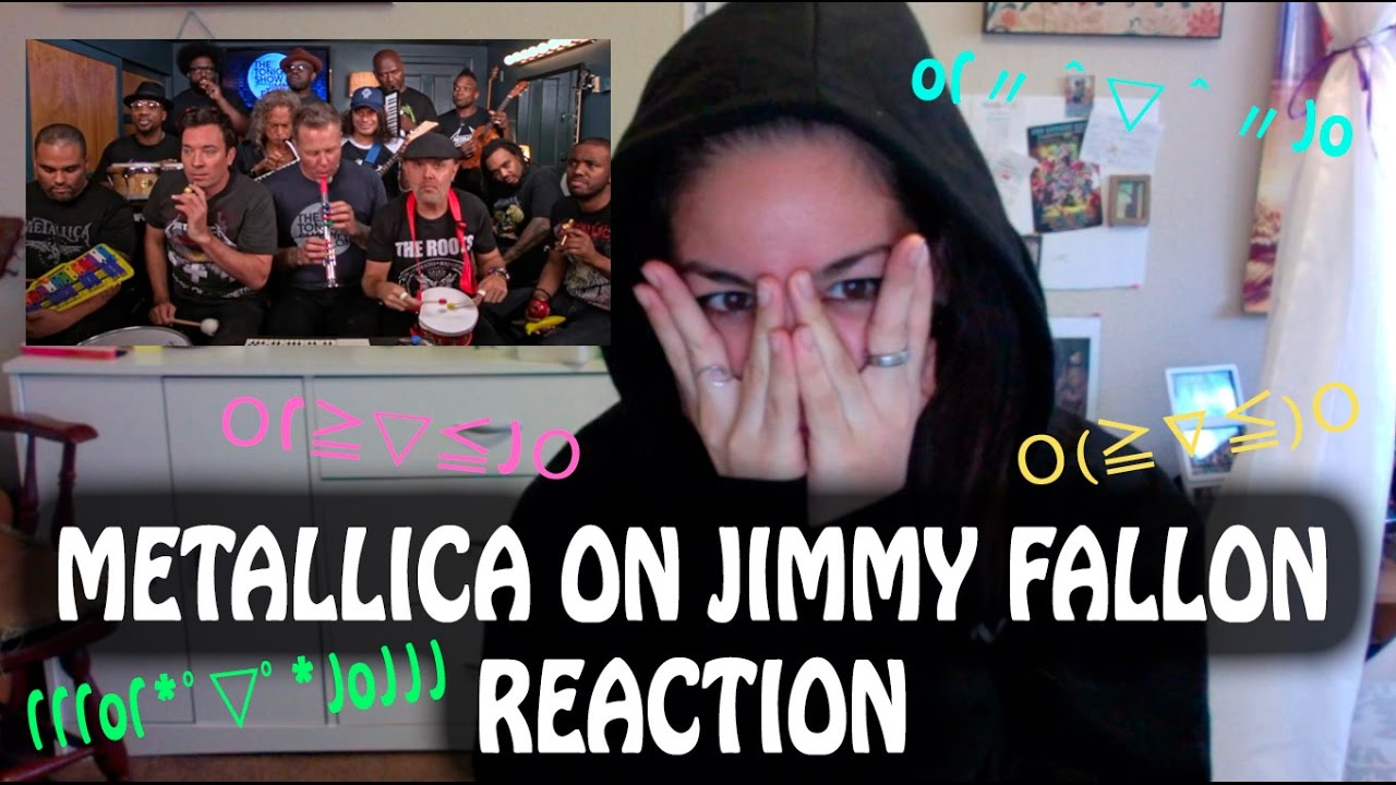 Metallica Jimmy Fallon The Roots Sing Enter Sandman Reaction