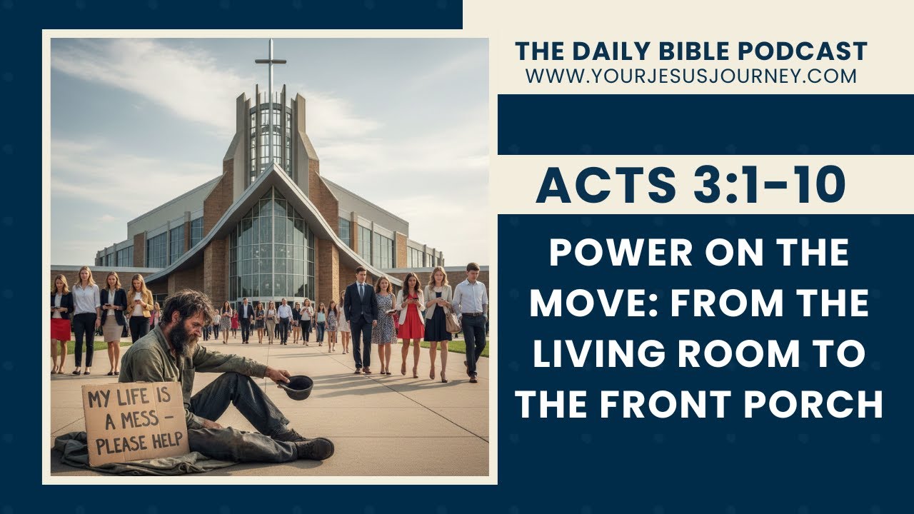 Acts 3:1-10  Power on the move: From the Living Room to the Front Porch