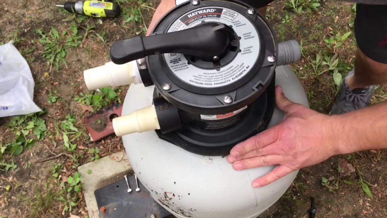 How To Change The Sand In a Pool Filter YouTube