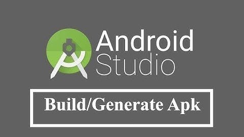 CARA BUILD / GENERATE APK DI ANDROID STUDIO