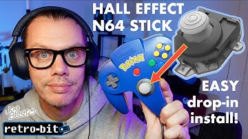 GAMECUBE STYLE Retro-Bit N64 Hall Effect Stick Replacement guide & first impressions