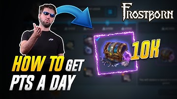 Get 10k Season POINTS in ONE Day AFK! Frostborn Season One Update!
