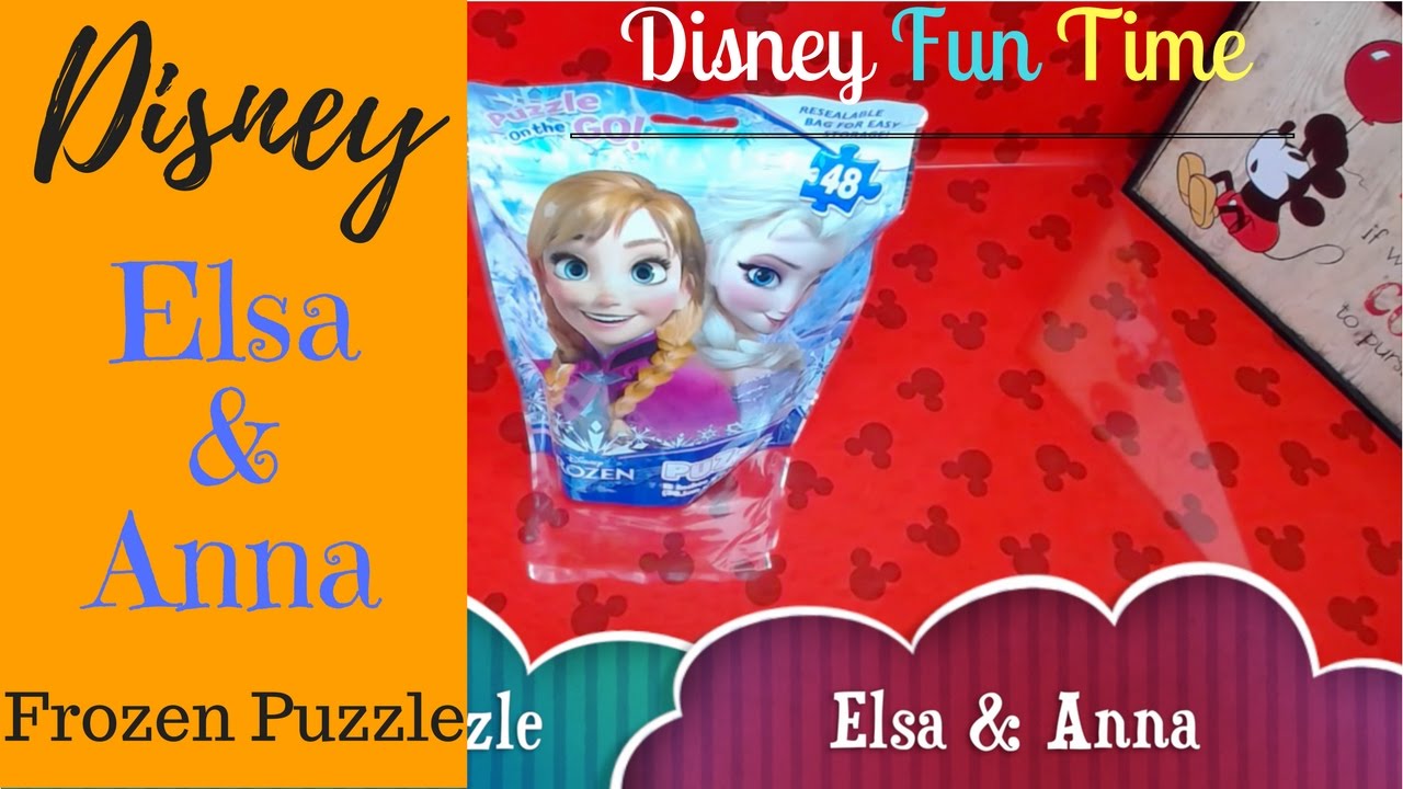Disney Princess Puzzle - Frozen Elsa and Anna - YouTube