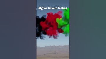 Afghan Flag Smoke Particles Testing #afghan #3dblender #cgi #smoke #testing #afghanfashion