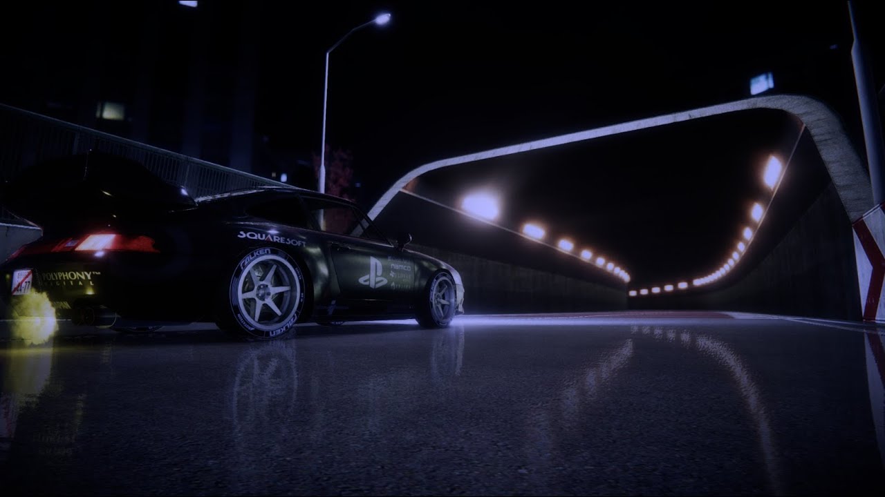 Kanjozoku レーザー - Street Mode - No Traffic?! (911 Turbo - PlayStation theme custom livery)