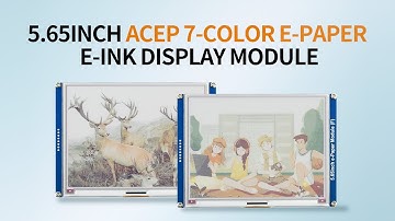 Waveshare 5.65inch e-Paper Module ACeP seven-color e-Paper; 600x448 Pixels