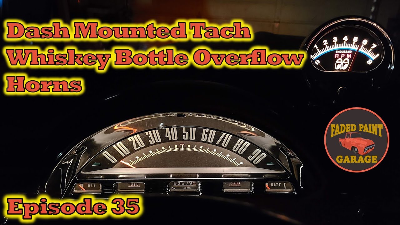 1956 Ford F100 Episode 35 Whiskey Bottle Radiator Overflow Tank