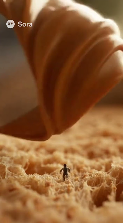 Micro Human Bug on Unaware Giantess Cat's PBJ 2 #shrunk #giantess #unaware #vore