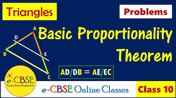 Basic Proportionality Theorem Application Problems | Class 10 | Problems on Thales Theorem - BPT