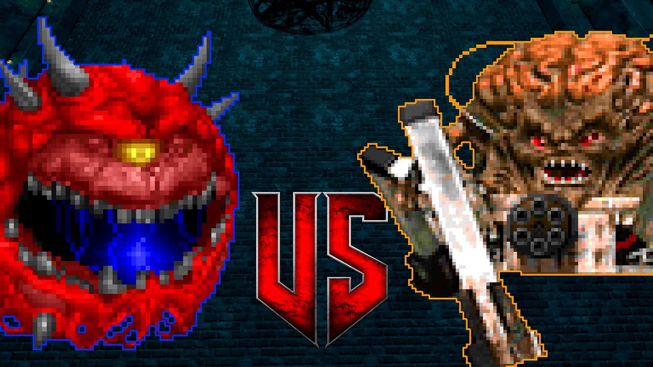 Mastermind vs Cacodemons - BRUTAL DOOM Monster Infighting - DOOM RETRO ...
